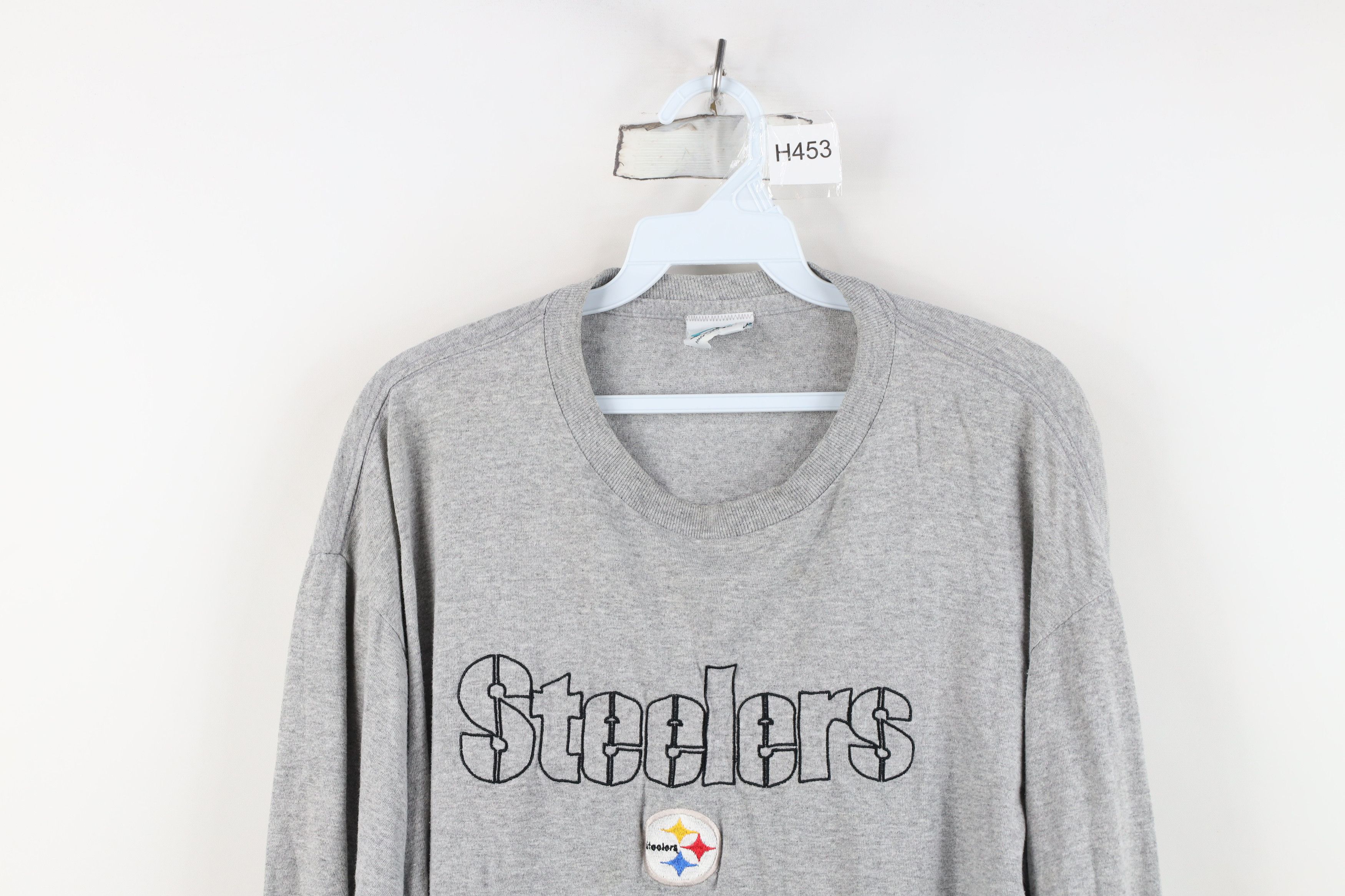 Vintage Vintage 90s Pittsburgh Steelers Football Long Sleeve T-Shirt Size US L / EU 52-54 / 3 - 2 Thumbnail