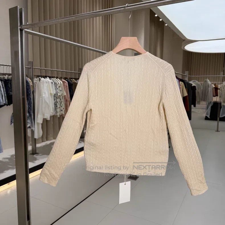 Loro Piana Loro Piana Beige cashmere and silk knitted cardigan jacket Size XS / US 0-2 / IT 36-38 - 2 Thumbnail