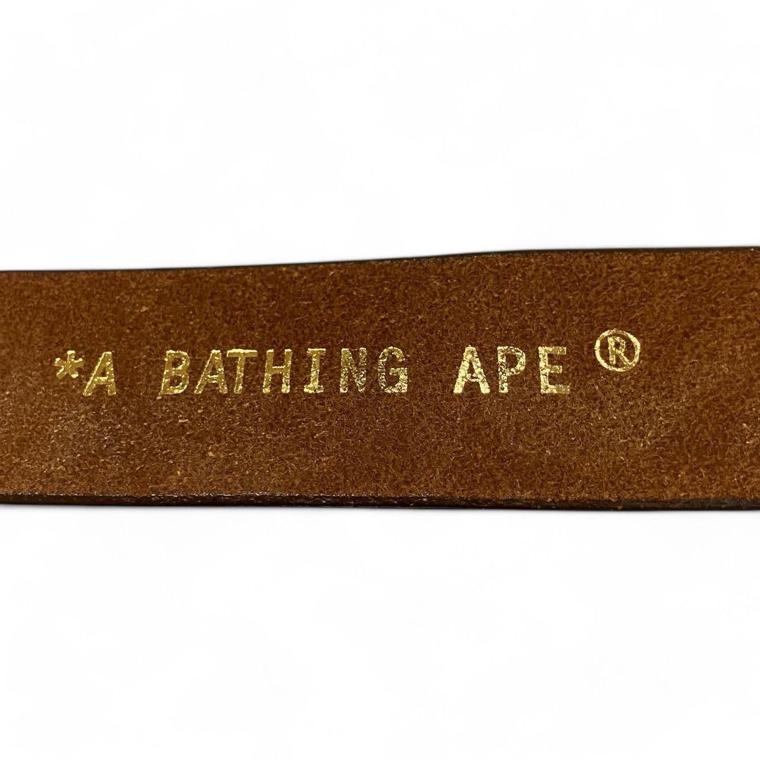 Bape A Bathing Ape (BAPE) - L Embossed Snake Buckle Belt Size ONE SIZE - 7 Thumbnail
