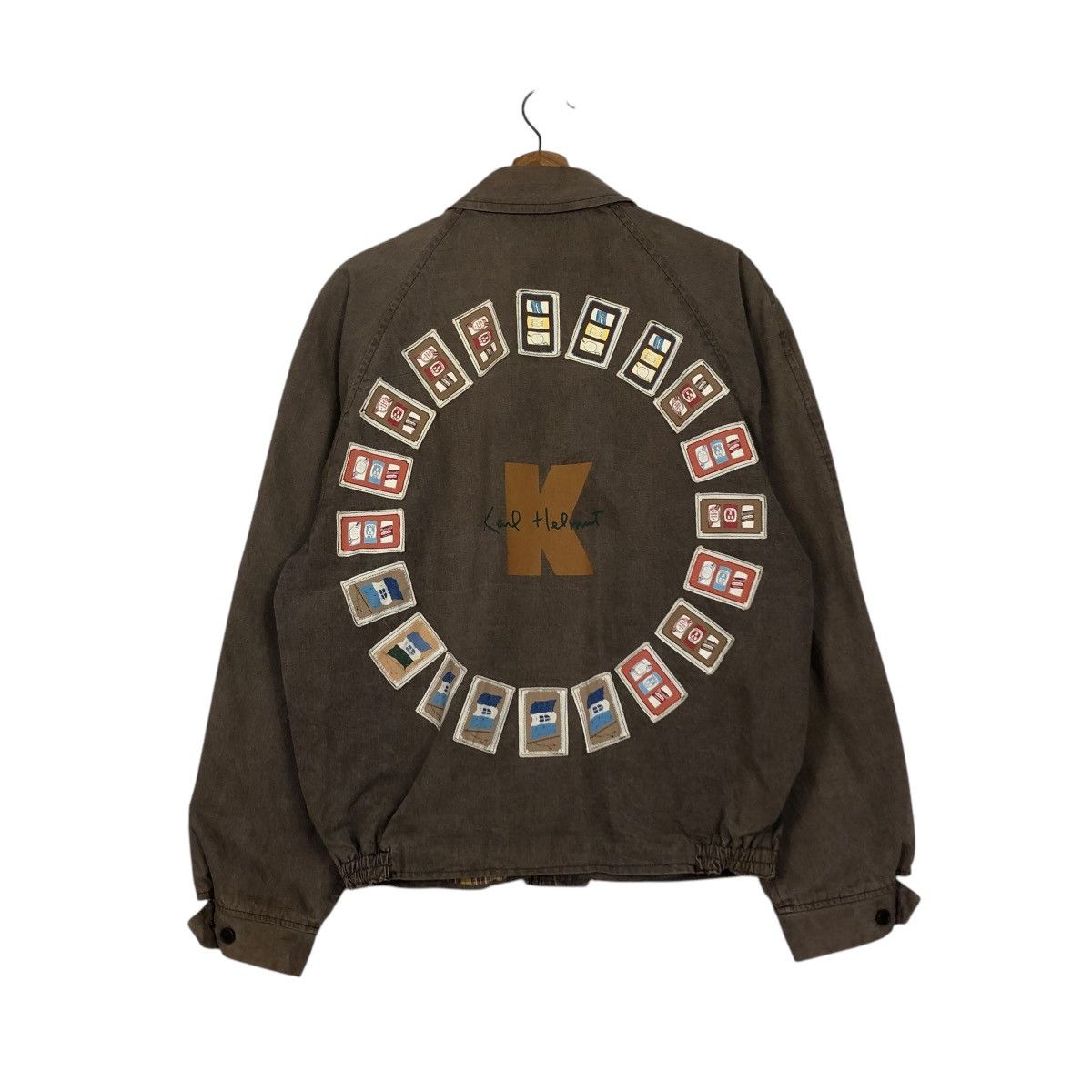 Japanese Brand 🔥VTG BOMBER JACKET KARL HELMUT BLANKET TARTAN ISSEY MIYAKE Size US M / EU 48-50 / 2 - 10 Thumbnail