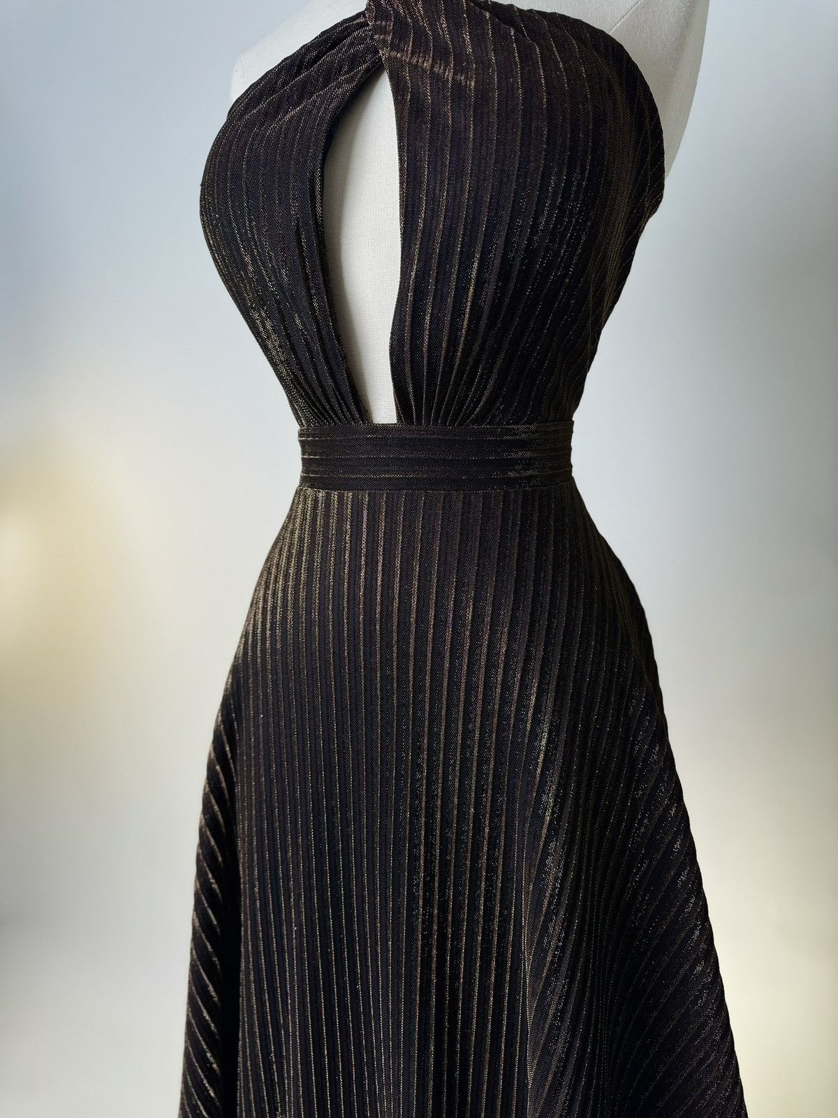 Other Brand New US 14 Jovani Maxi Dark Brown Evening Gown Size XL / US 12-14 / IT 48-50 - 4 Thumbnail
