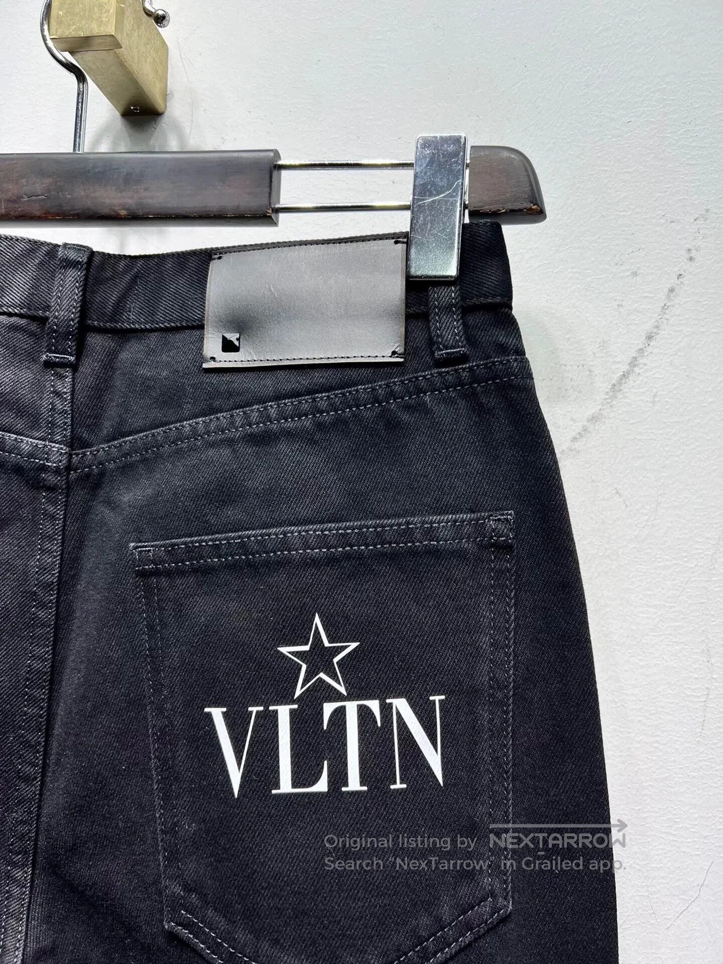 Valentino Valentino Logo Print Studded Denim Jeans. Size US 28 / EU 44 - 6 Thumbnail