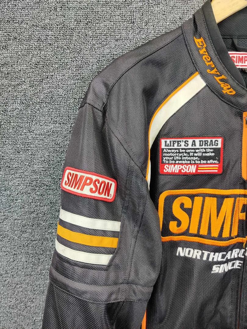 Vintage Vintage Simpson Racing Motorcycle Biker Jacket Size US L / EU 52-54 / 3 - 6 Thumbnail