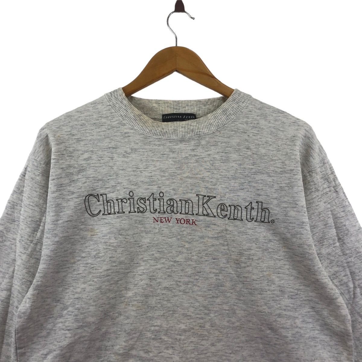 Vintage Vintage CHRISTIAN KENTH New York Center Logo Sweatshirt Size L / US 10 / IT 46 - 2 Thumbnail