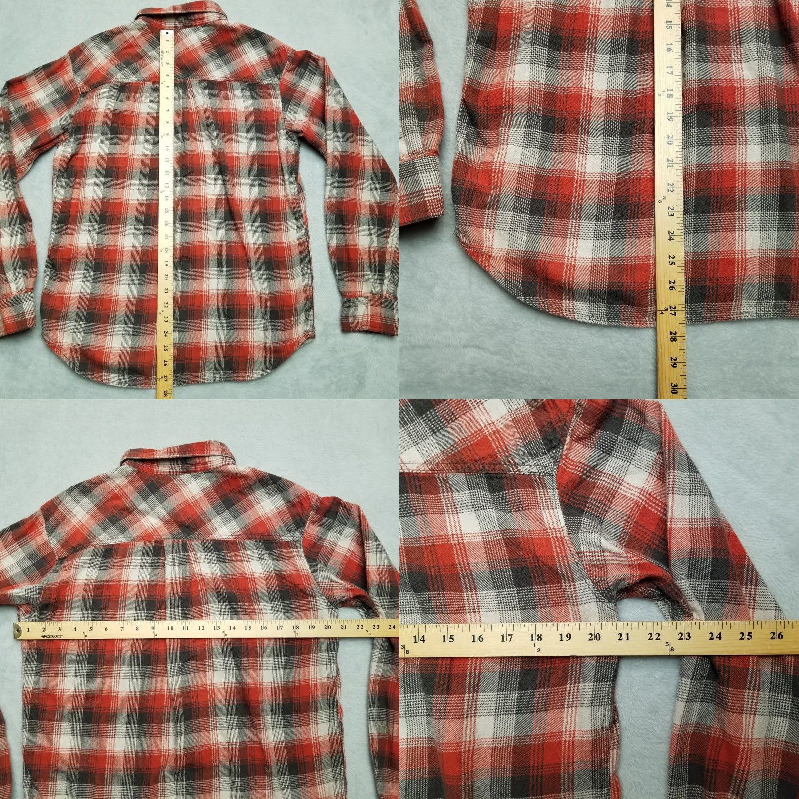 Vintage Columbia Shirt Mens M Red Flannel 100% Cotton Omni Wick Advance Evaporation Button-Up Long Sleeve Plaid Casual Mens Size US M / EU 48-50 / 2 - 8 Thumbnail
