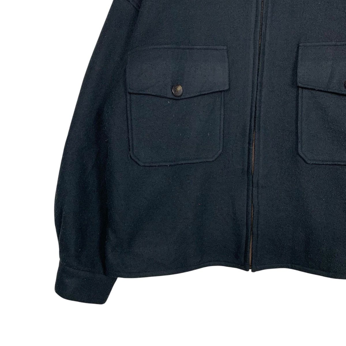 Japanese Brand SENSE OF PLACE Wool Blend Shacket Oversized #2775-C125 Size US M / EU 48-50 / 2 - 5 Thumbnail