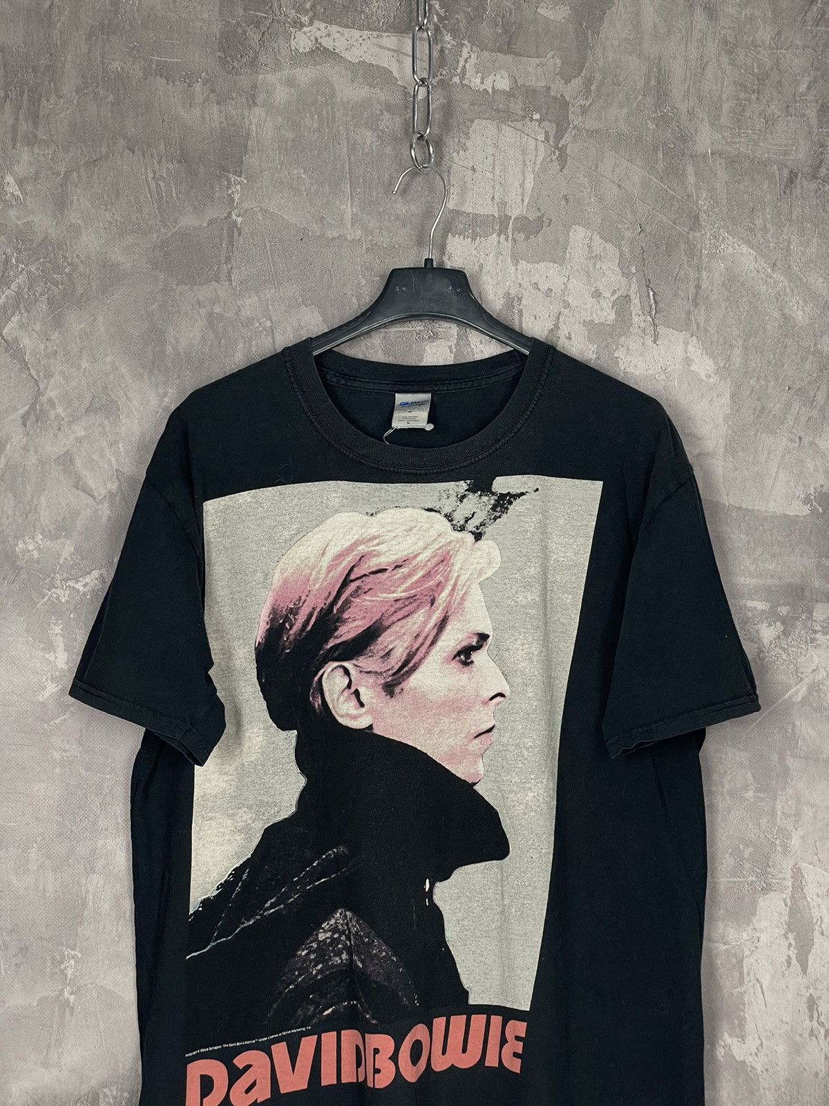 Band Tees × Vintage Vintage Y2K David Bowie Distressed Portrait T-Shirt Size US L / EU 52-54 / 3 - 2 Thumbnail