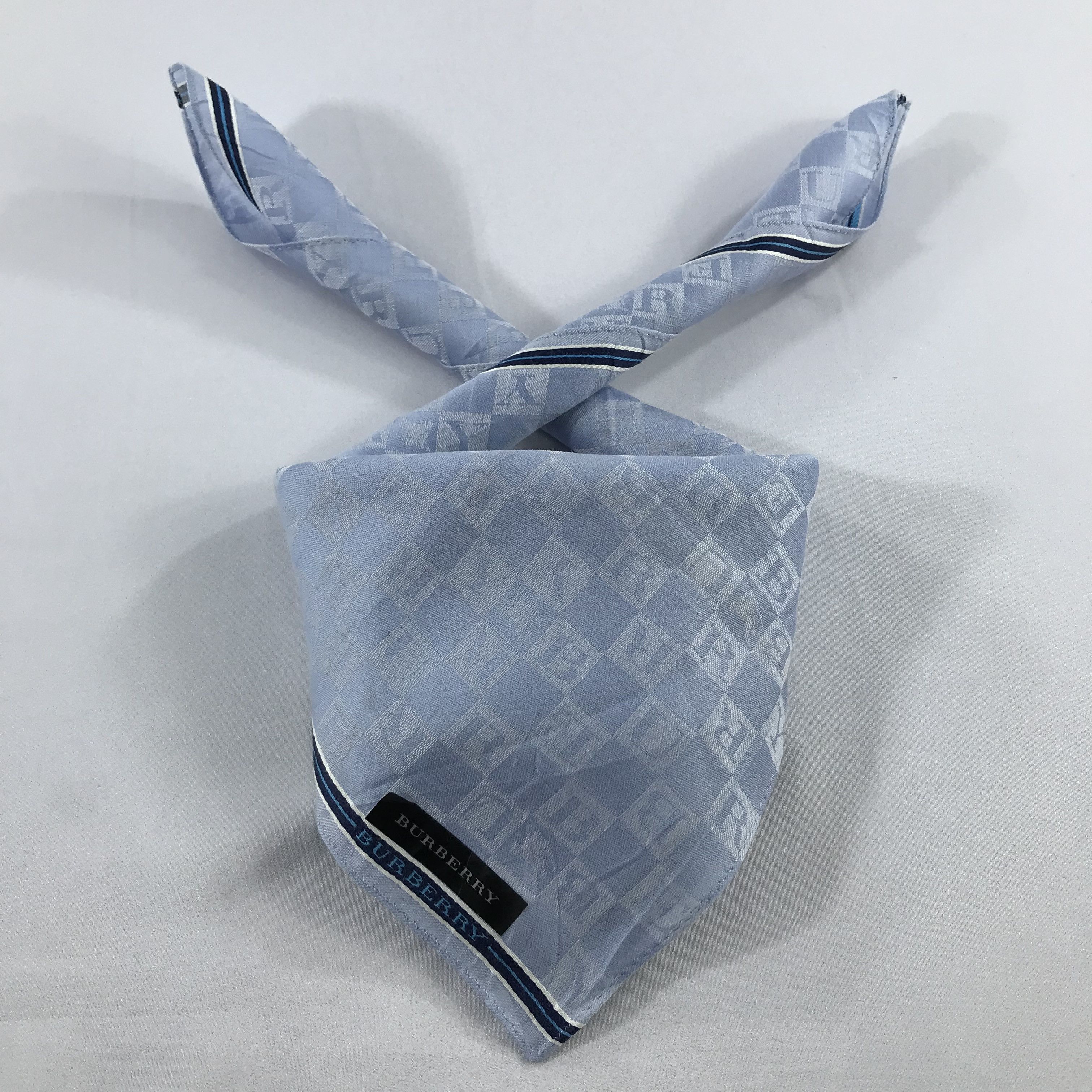 Burberry × Vintage Burberry Bandana / Handkerchief / Neckerchief - S2448 Size ONE SIZE - 3 Thumbnail