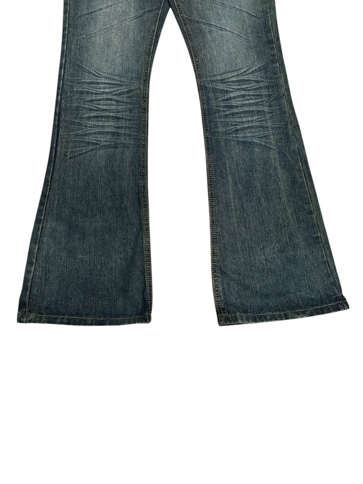 Japanese Brand Flare Bootcut💥Flare bootcut Lucas embroid pocket . Size US 28 / EU 44 - 3 Thumbnail