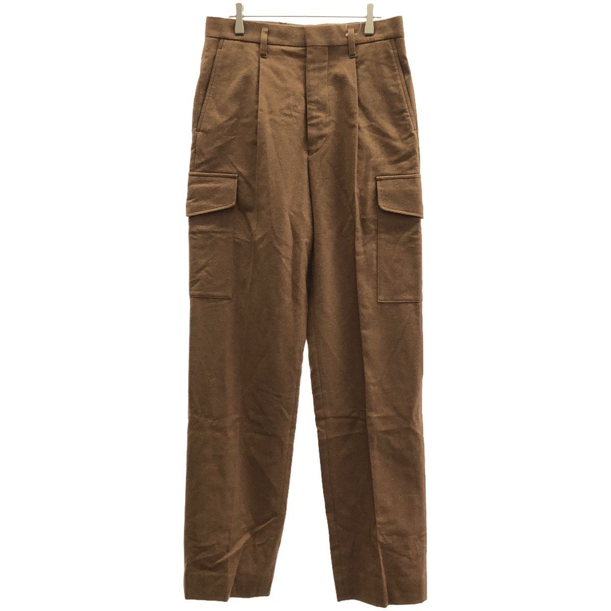 Auralee aa . 3 . AS NEW . WASHED CORDUROY TAPERED SLACKS