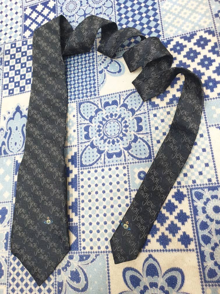 Vivienne Westwood VIVIENNE WESTWOOD Monogram Blue Colour tie Size ONE SIZE - 4 Thumbnail