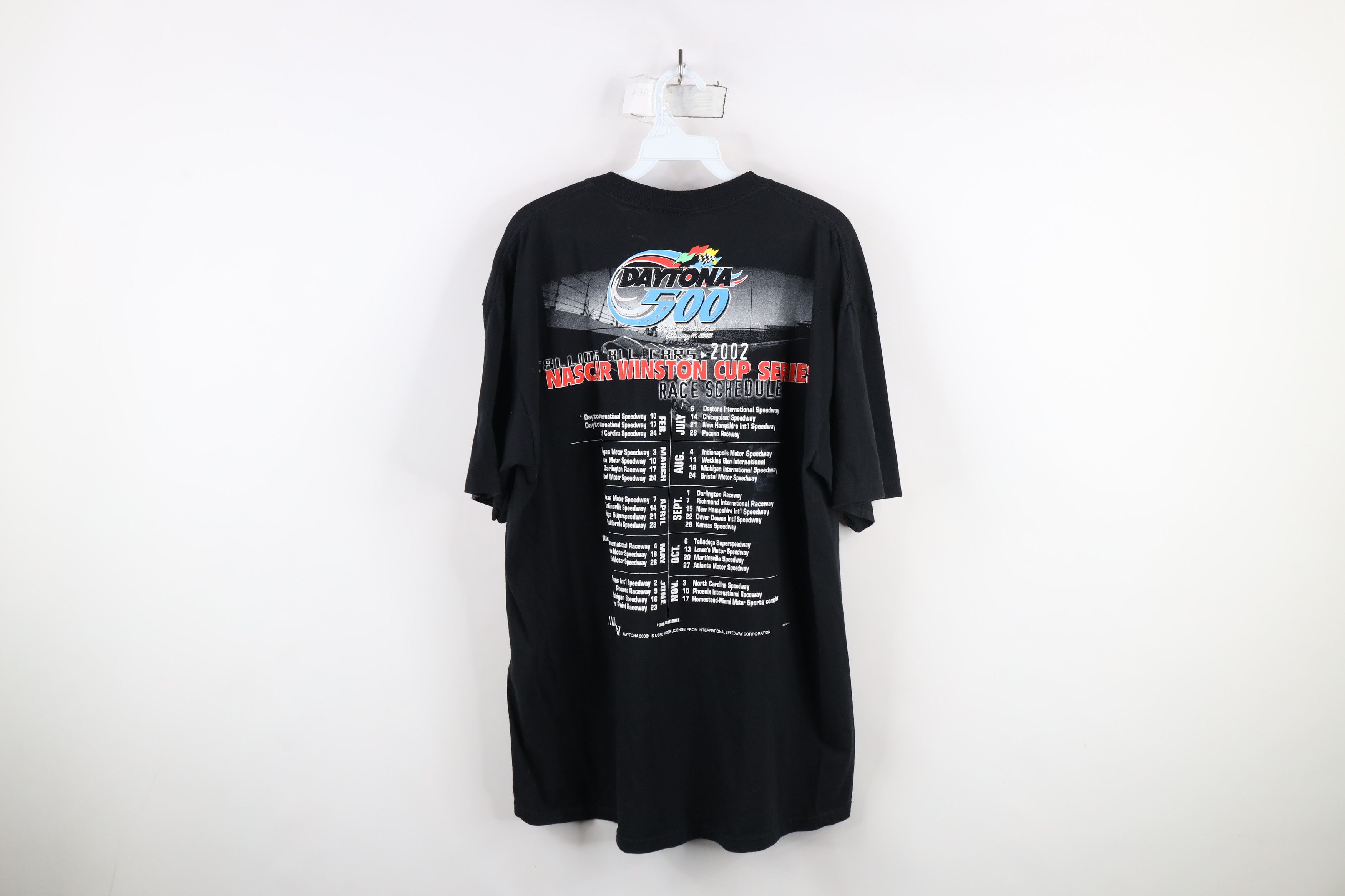 Vintage Vintage Y2K 2002 NASACAR Print Daytona 500 T-Shirt Black Size US L / EU 52-54 / 3 - 12 Thumbnail