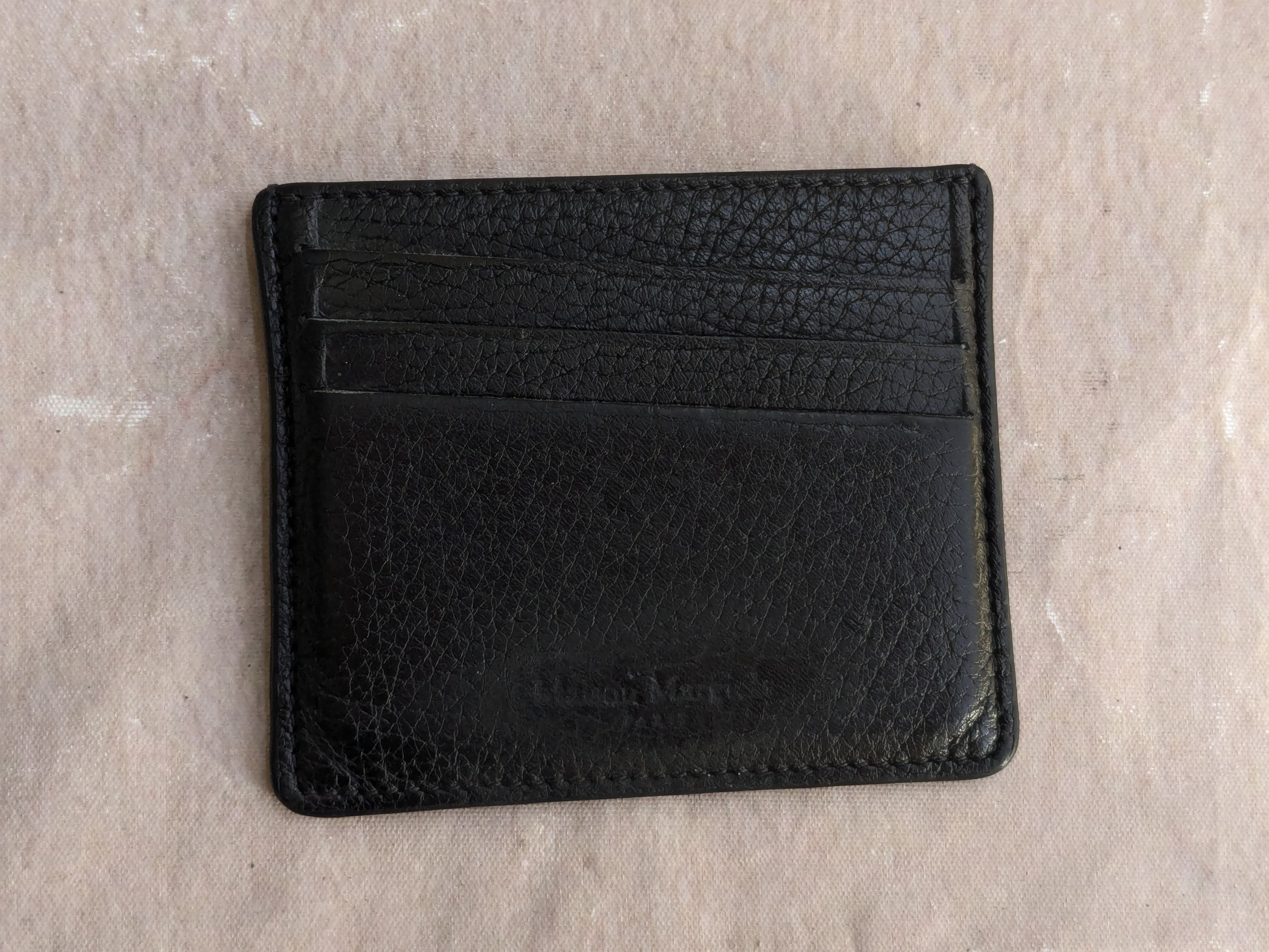 Maison Margiela Maison Margiela Cardholder Wallet Black Leather Size ONE SIZE - 6 Thumbnail