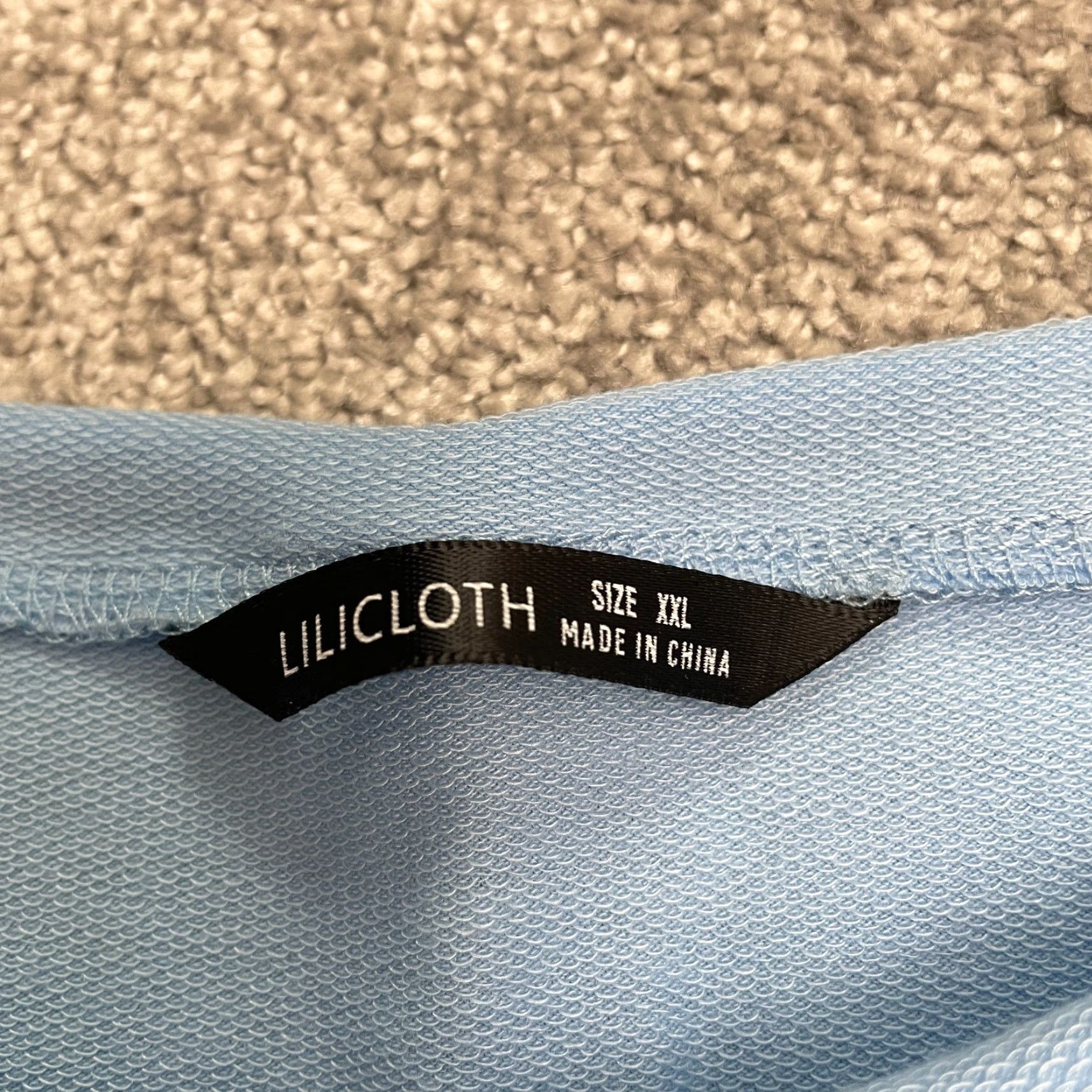 Vintage Lilicloth Graphic T-Shirt Womens 2XL Blue White Crew Neck Long Sleeve Casual Tee Size XXL / US 16-18 / IT 52-54 - 4 Thumbnail