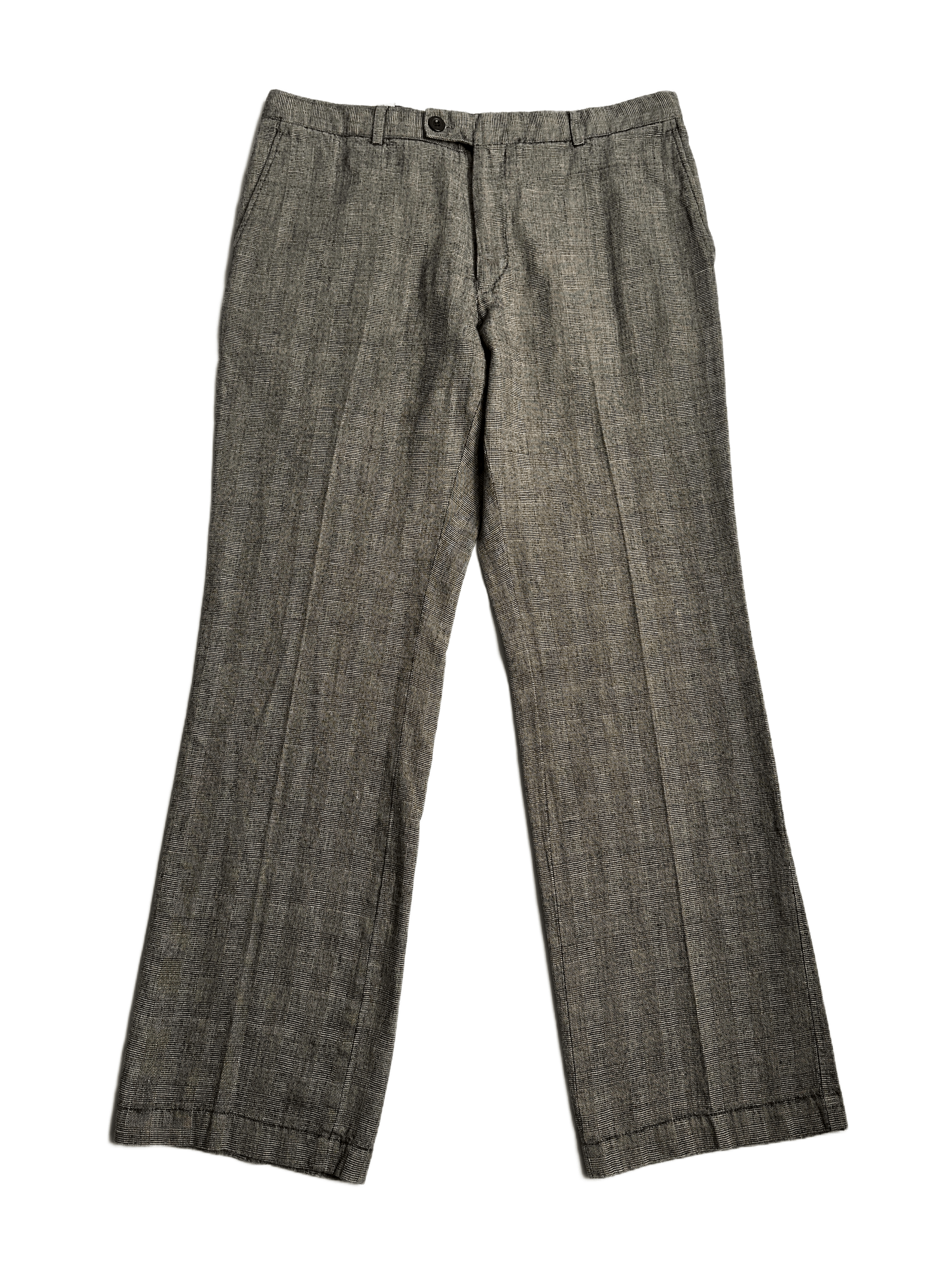 Dries Van Noten Dries Van Noten Wide Leg Wool Trousers Size US 34 / EU 50 - 1 Thumbnail