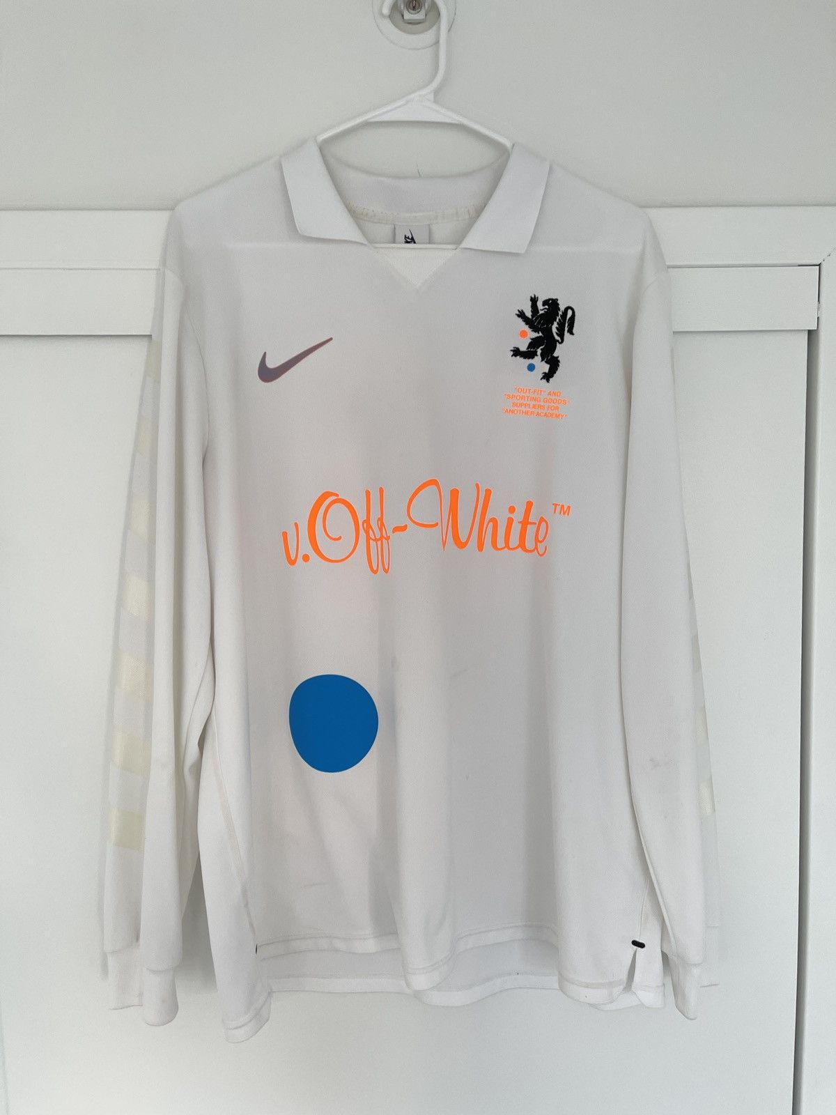 Designer Nike Off White Off White X Nike Soccer Jersey Grailed