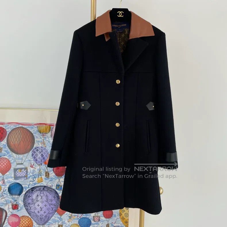 Louis Vuitton Louis Vuitton Black woolen jacket Size XS / US 0-2 / IT 36-38 - 3 Thumbnail