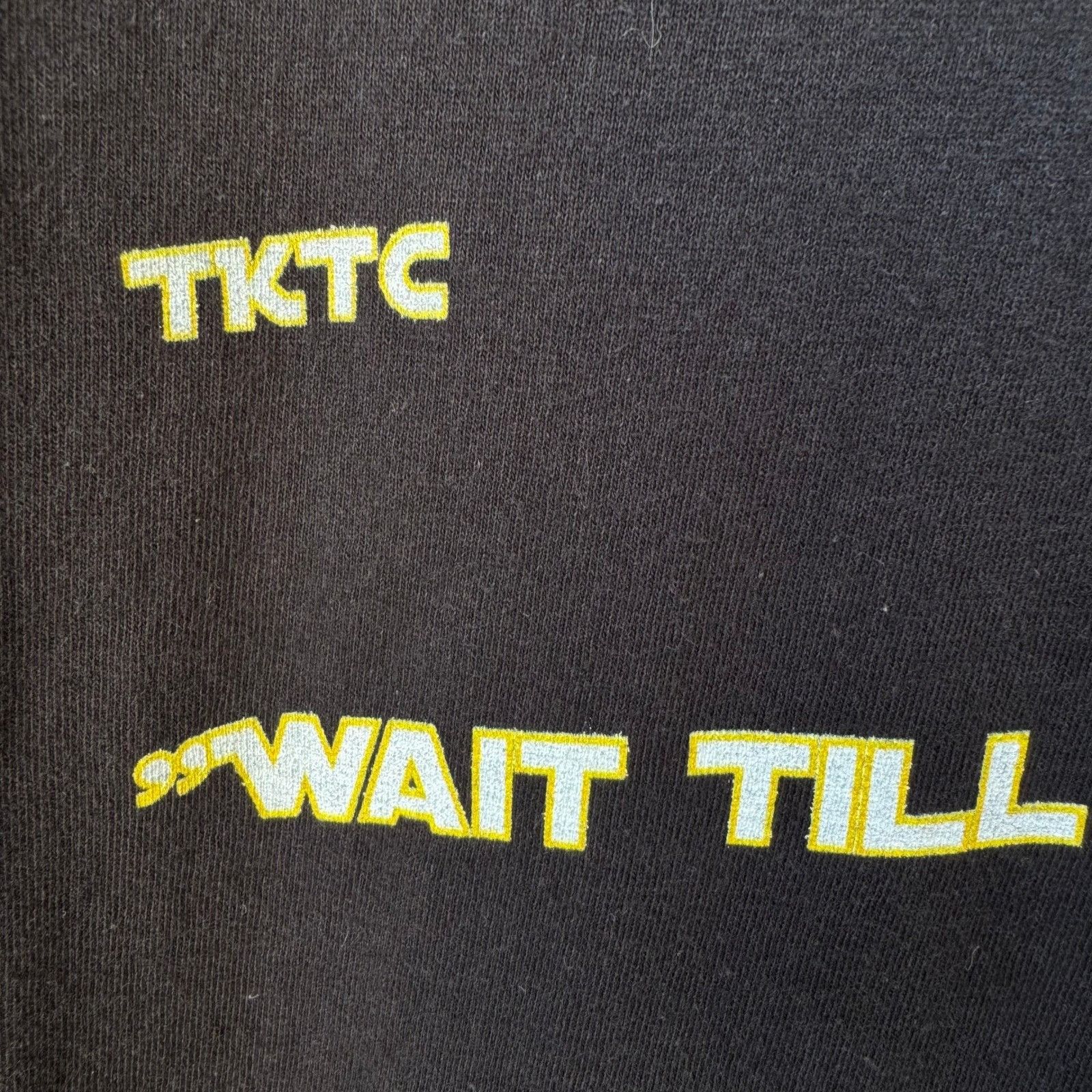 Hanes Hanes Mens 3XL Black Graphic T-Shirt TKTC Wait Till You Hear Size US XXL / EU 58 / 5 - 9 Thumbnail