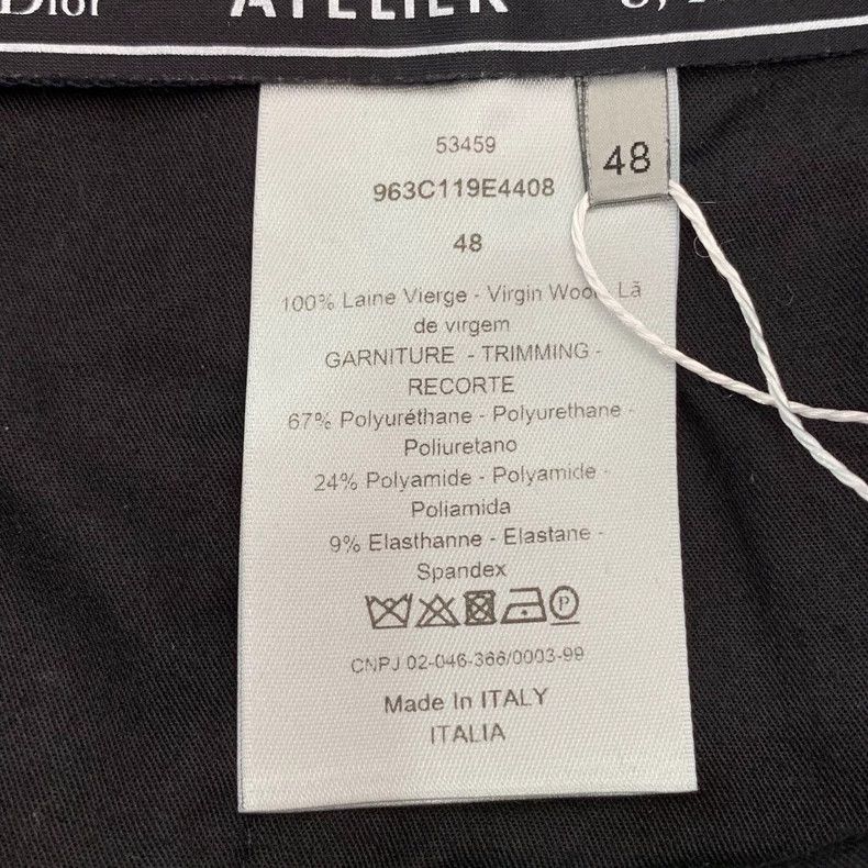 Dior Dior Blue elastic waist wool sweatpants trousers 2501-Nexta Size US 32 / EU 48 - 7 Thumbnail