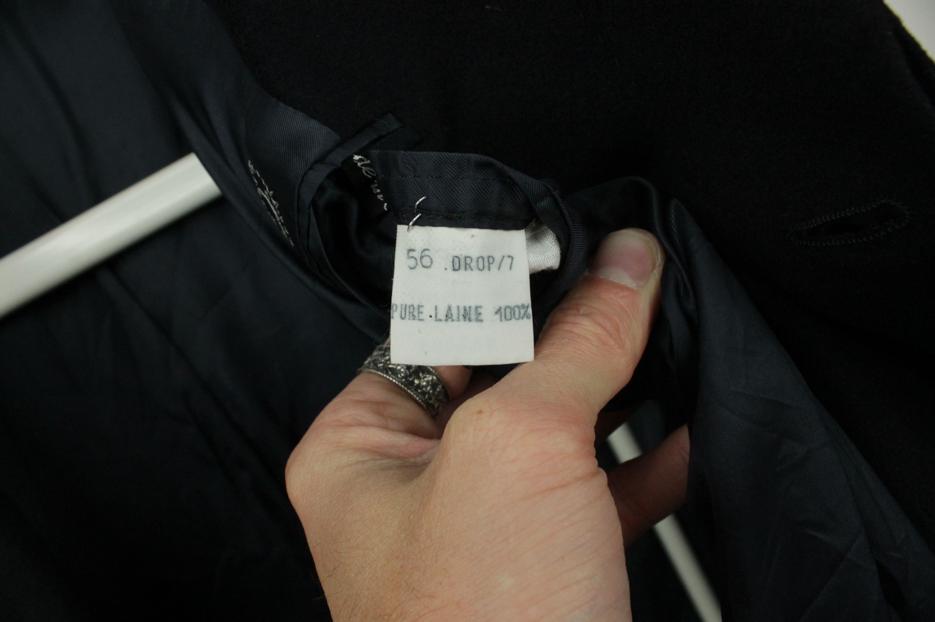 Loro Piana Vintage Bongenie Grieder Loro Piana Pure Lana Navy Overcoat Size US XL / EU 56 / 4 - 9 Thumbnail