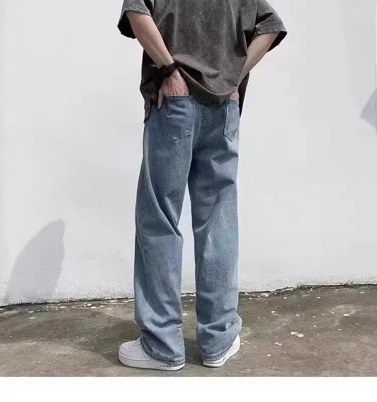 Japanese Brand Straight and versatile washed jeans Size US 32 / EU 48 - 4 Thumbnail