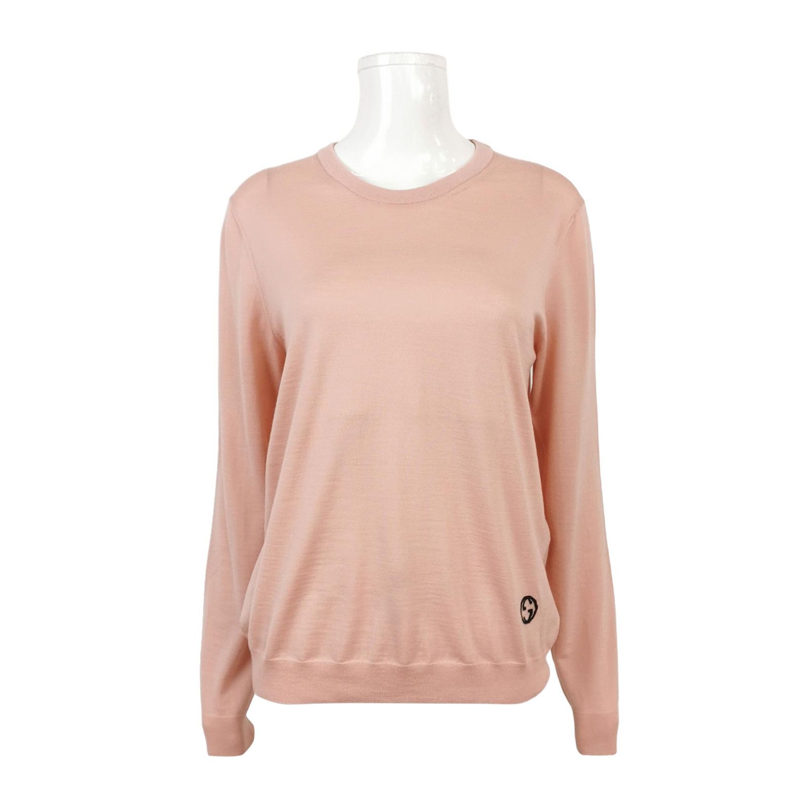 Gucci Gucci Pink Interlocking G Knit Sweater Size L Size US L / EU 52-54 / 3 - 1 Thumbnail