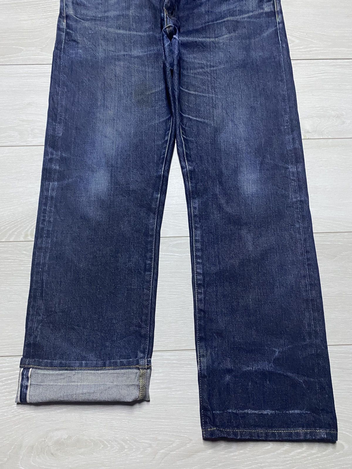 Undercover × Uniqlo Vintage Japanese Uniqlo Blue Wash Selvedge Repair Jeans Size US 36 / EU 52 - 5 Thumbnail