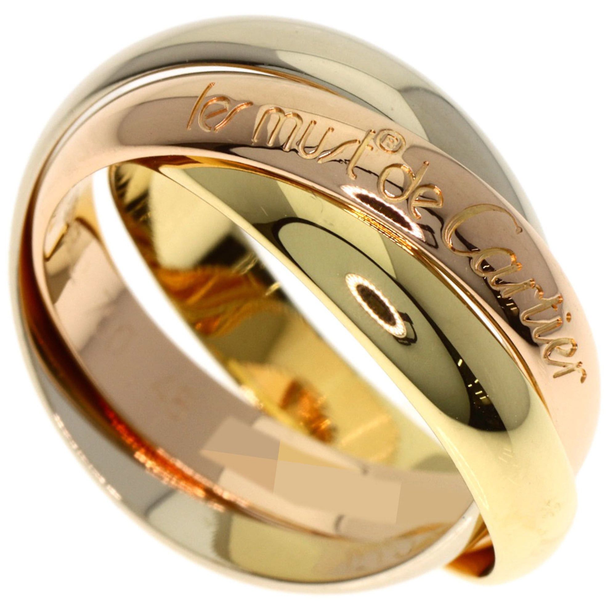 Cartier Cartier Trinity #48 Ring - 18K Yellow Gold/18K Pink White Gold Women's CARTIER Size ONE SIZE - 1 Thumbnail