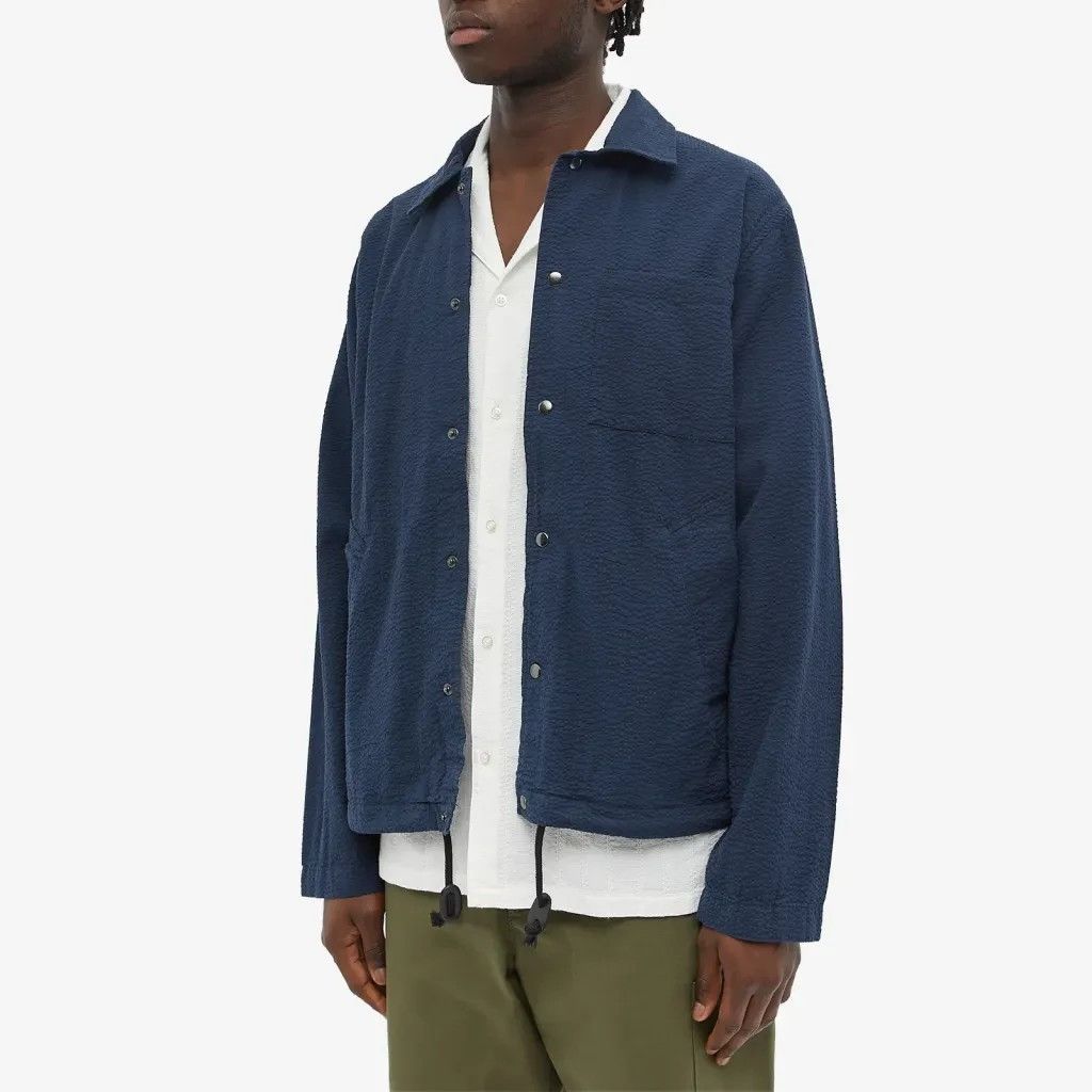 Universal Works MINT! Universal Works Porto Men's Blue Overshirt Coach Jacke Size US L / EU 52-54 / 3 - 2 Thumbnail