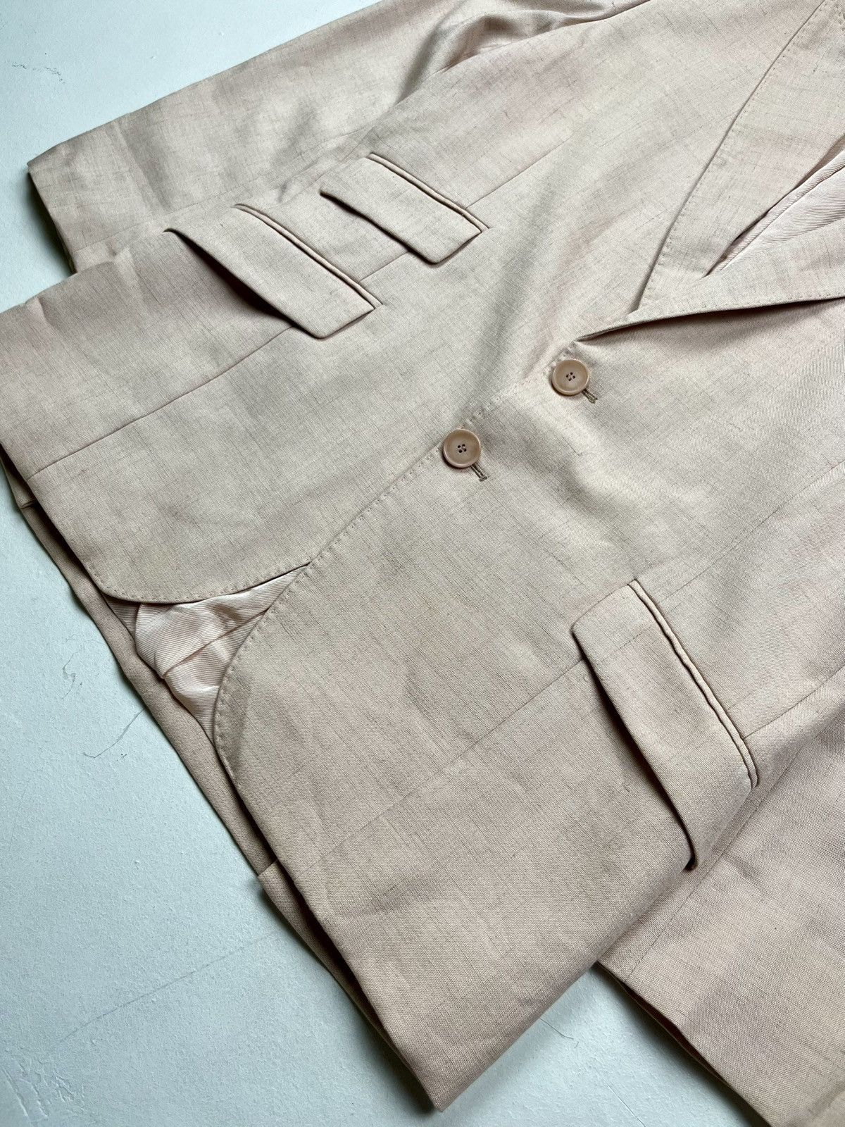 Stella McCartney Stella McCartney 2018 Viscose-Linen Tailored Blazer Size XXS / US 00 / IT 34 - 4 Thumbnail