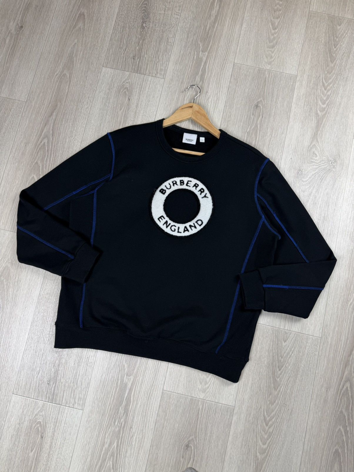 Burberry Burberry England Sweatshirt Big Logo Size L Size US L / EU 52-54 / 3 - 3 Thumbnail