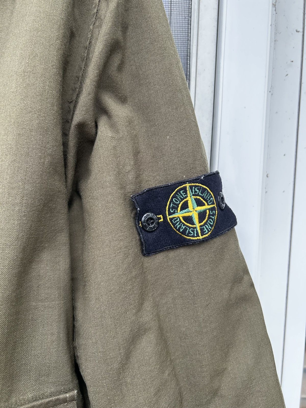 Stone Island Stone Island Jacket Green Vintage Size US XL / EU 56 / 4 - 2 Thumbnail