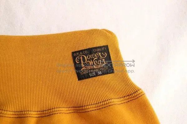 Freewheelers stylish yellow and brown sweatpants. Size US 38 / EU 54 - 9 Thumbnail
