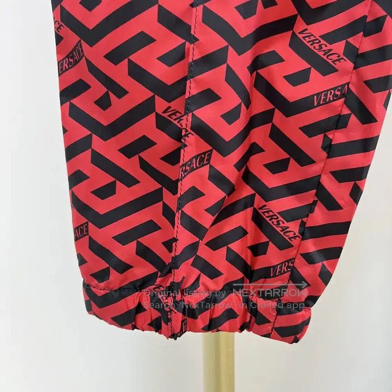 Versace Versace Summer Red Polyester Casual Pants . Size US 26 / EU 42 - 3 Thumbnail