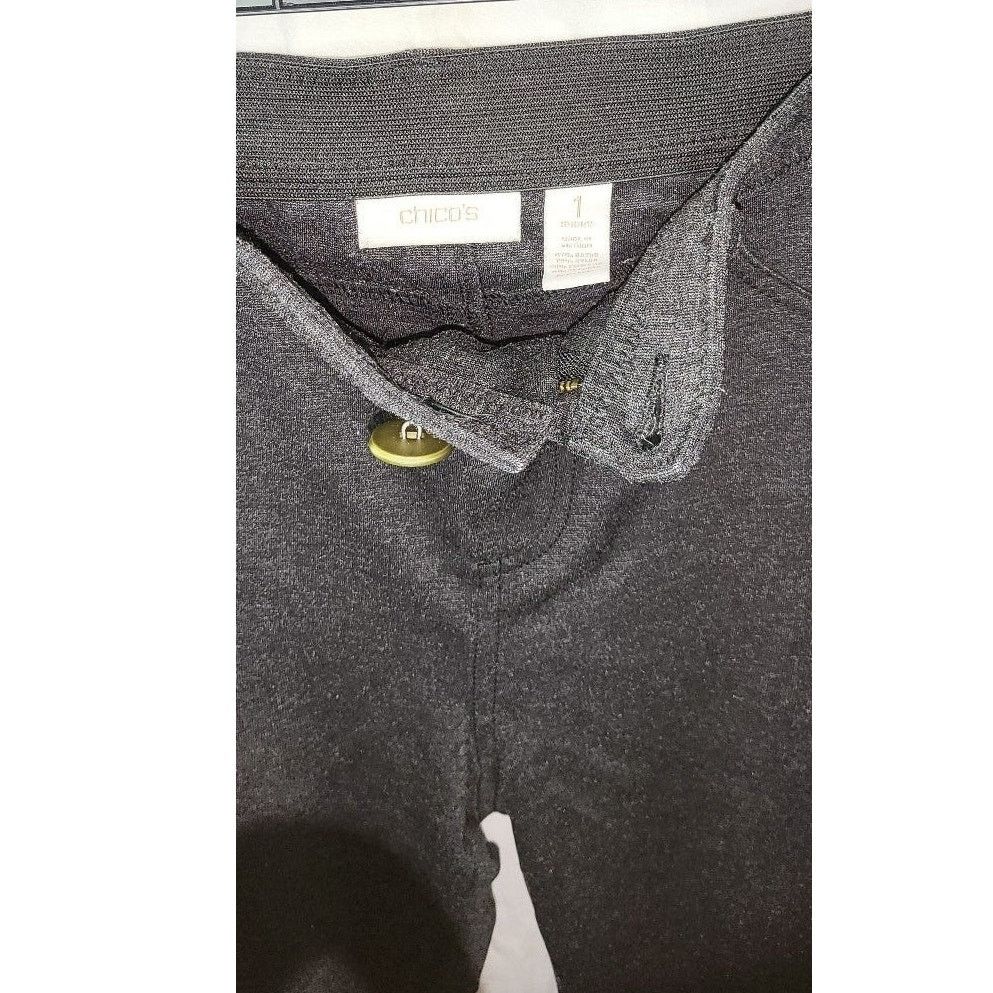 Chicos Chico’s Black Stretch Jeggings Pants Size 1 Medium 8-10 Size 30" / US 8 / IT 44 - 3 Thumbnail