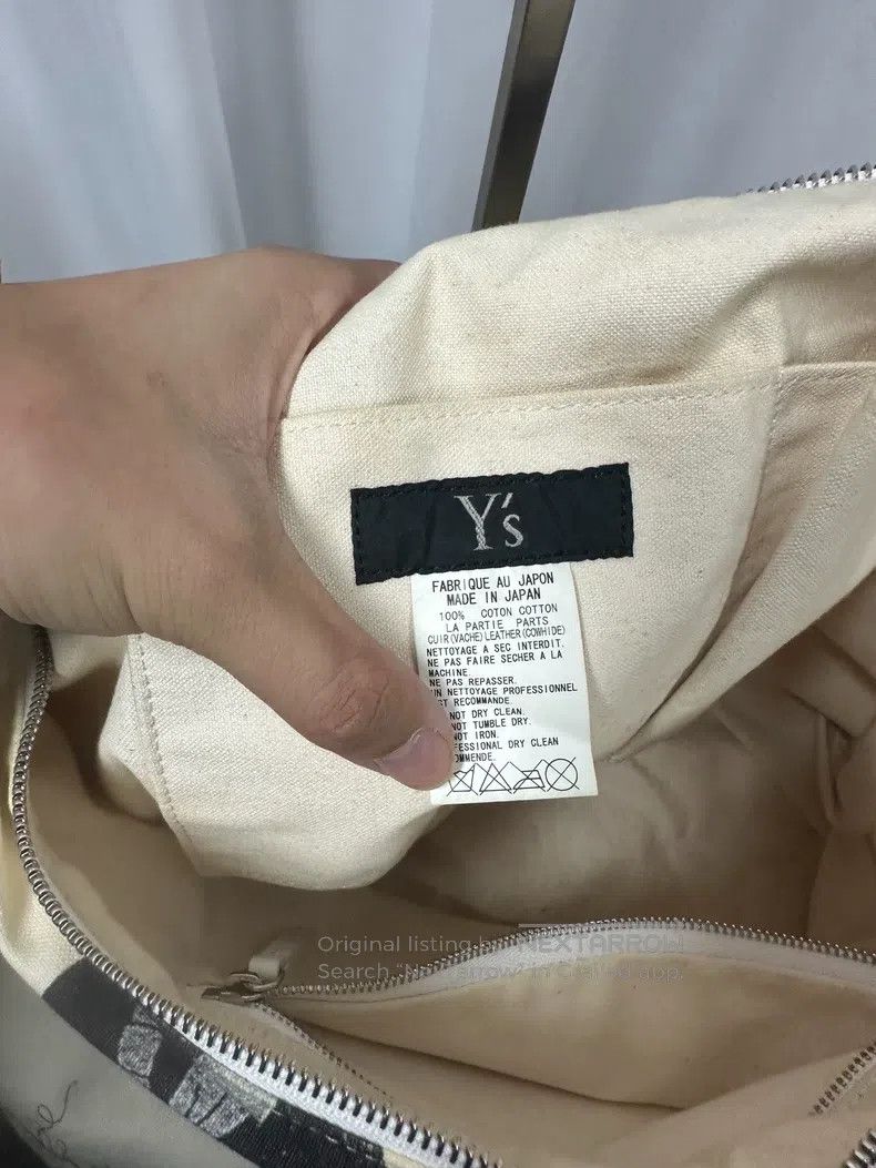 Yohji Yamamoto Yohji Yamamoto Graffiti Printed Tote Bag / Crossbody Bag Size ONE SIZE - 7 Thumbnail
