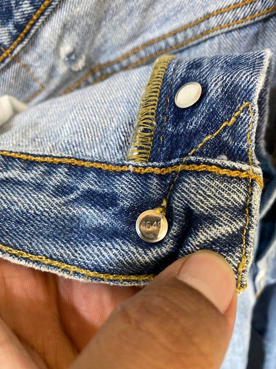 Levi's levis 501 lightwash denim nice design Size US 40 / EU 56 - 13 Thumbnail