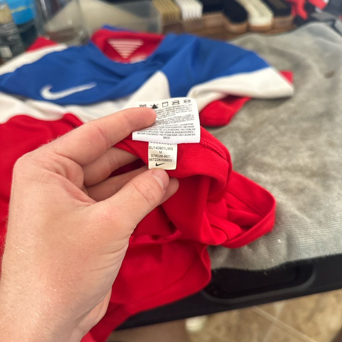 Nike Nike USA Soccer Jersey 2014 Size US M / EU 48-50 / 2 - 7 Thumbnail