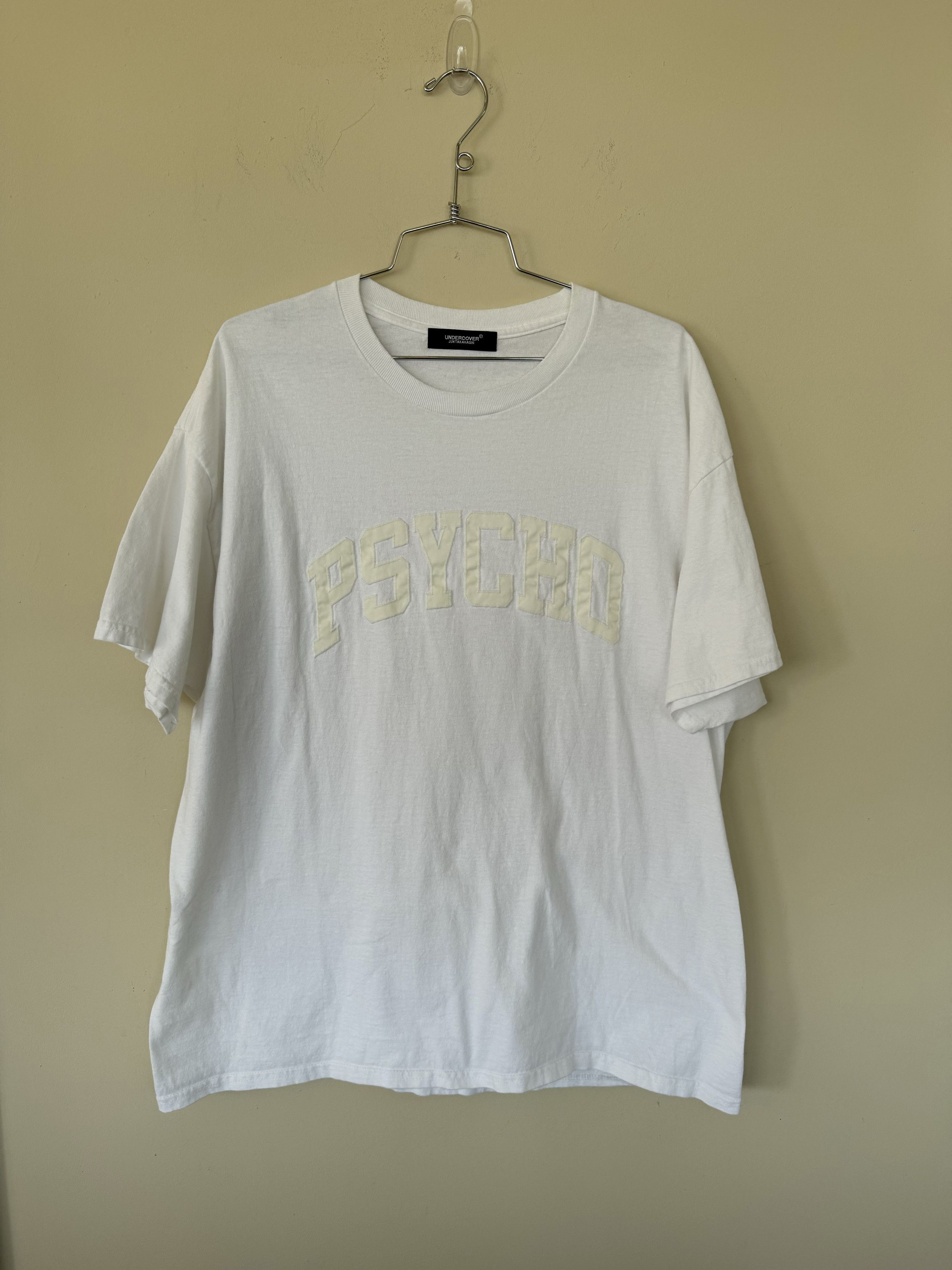 image of Undercover Psycho Tee in White, Men's (Size XL)