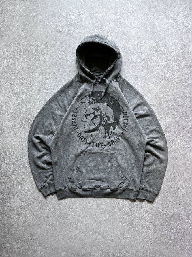 Diesel × Vintage Vintage Diesel Archival Boxy Hoodie Y2K L Size US L / EU 52-54 / 3 - 1 Thumbnail