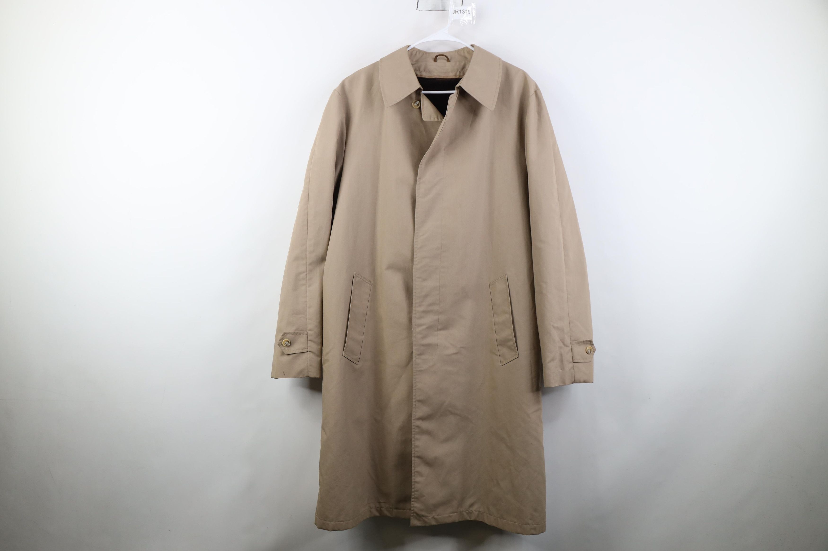 Vintage Vintage 70s Streetwear Trench Coat Rain Jacket Beige USA Size US XXL / EU 58 / 5 - 1 Thumbnail