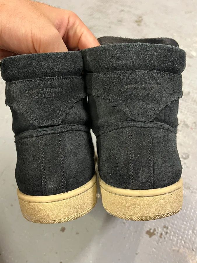 Saint Laurent Paris Saint Laurent Paris SL18H High Black Sneakers by Hedi Slimane Size US 7.5 / EU 40-41 - 8 Thumbnail