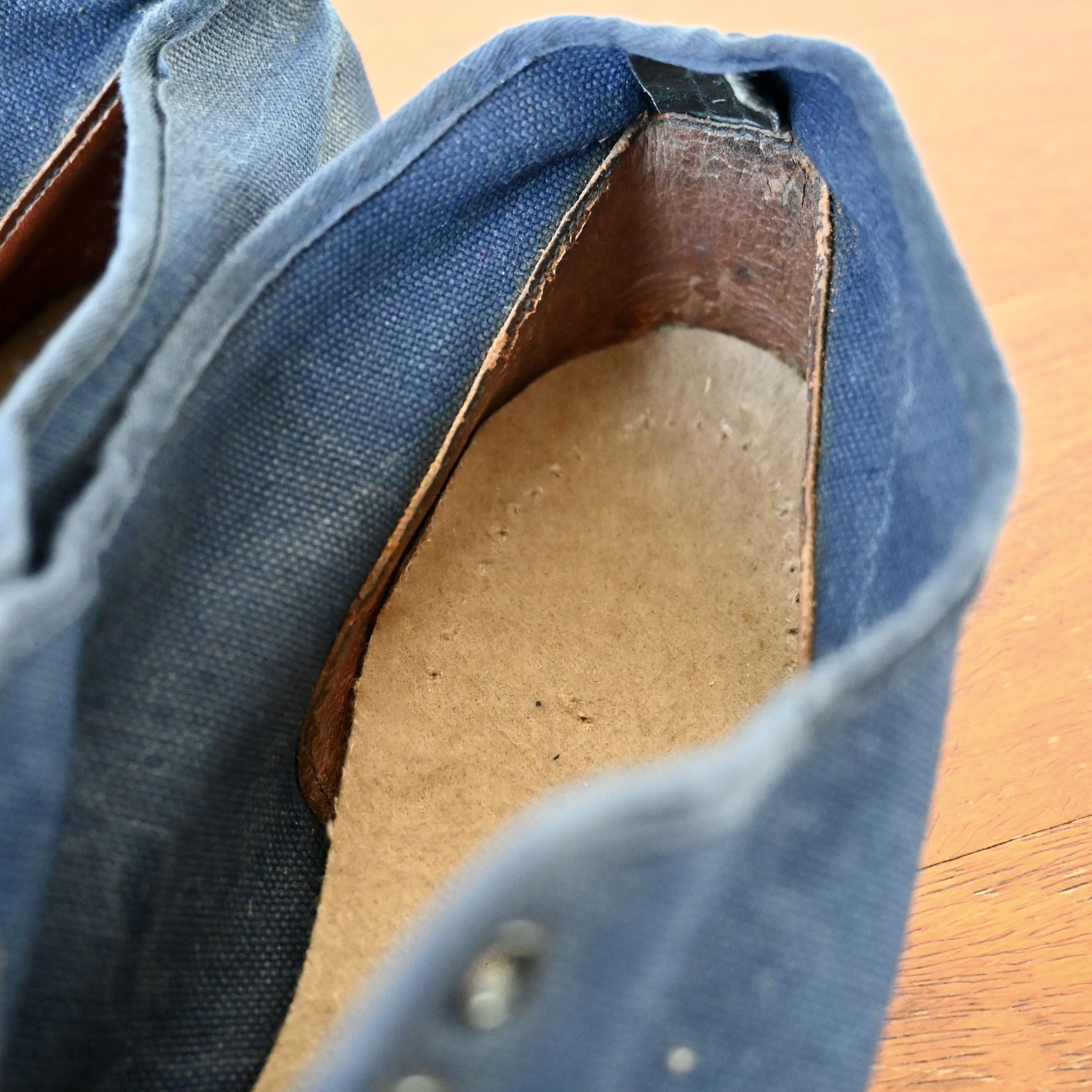 Vintage DEADSTOCK, 1920s-30s Swedish Military "gym trainer", 43 Size US 9.5 / EU 42-43 - 12 Thumbnail