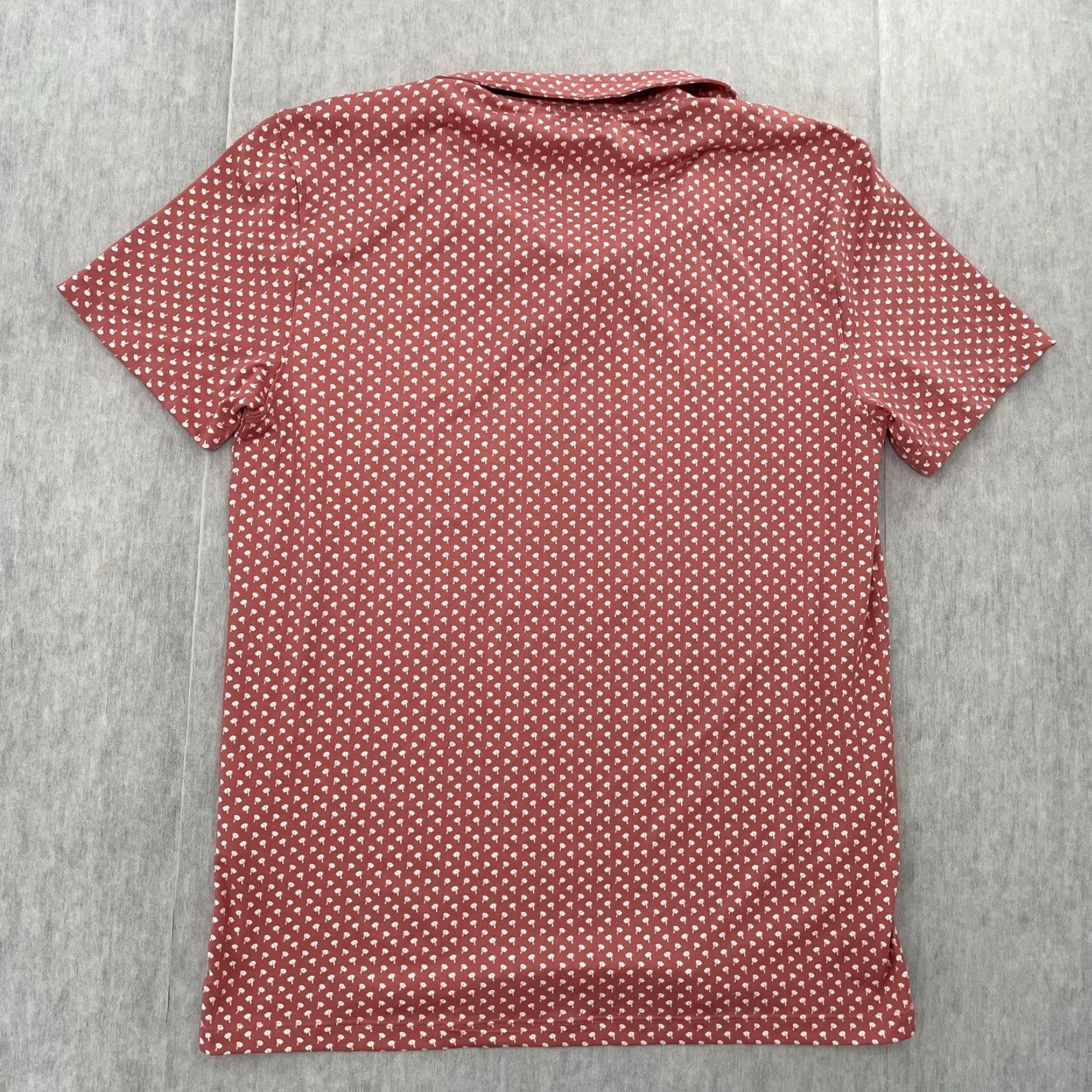 CO Cotton and Co Polo Shirt Adult Small Pink Palm Tree Breathable Wicking Stretch S Geometric Linen? No. Size US S / EU 44-46 / 1 - 2 Thumbnail
