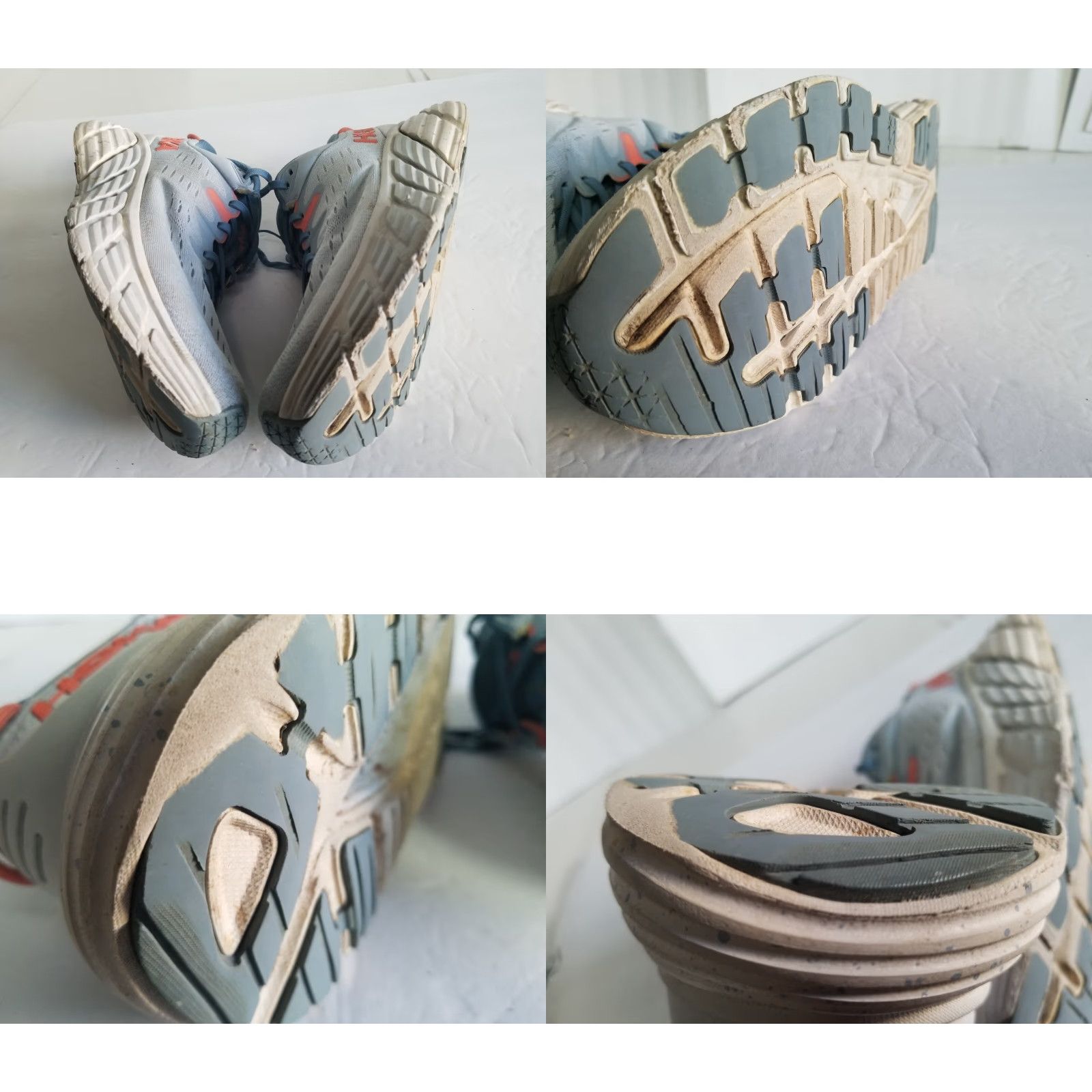 Vintage Hoka One One Gaviota 4 Blue Fog Sneakers Women's 8.5B Size UK 7 INSOLES Not Included Distressed See Pic Size US 7 / IT 37 - 8 Thumbnail