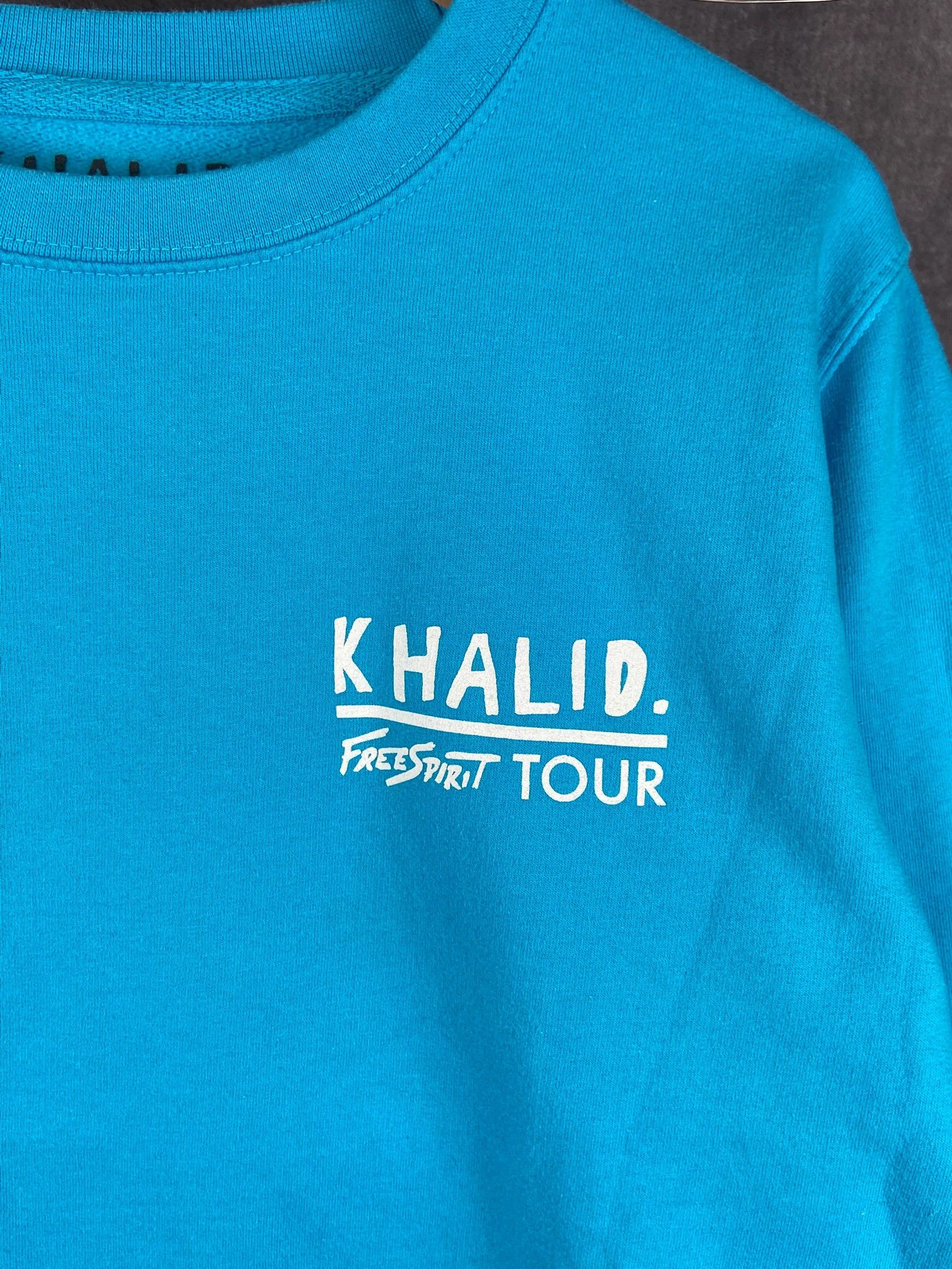Dj Khaled Khalid Free Spirit Tour 2019 Crewneck Blue Sweatshirt S Size US S / EU 44-46 / 1 - 4 Thumbnail