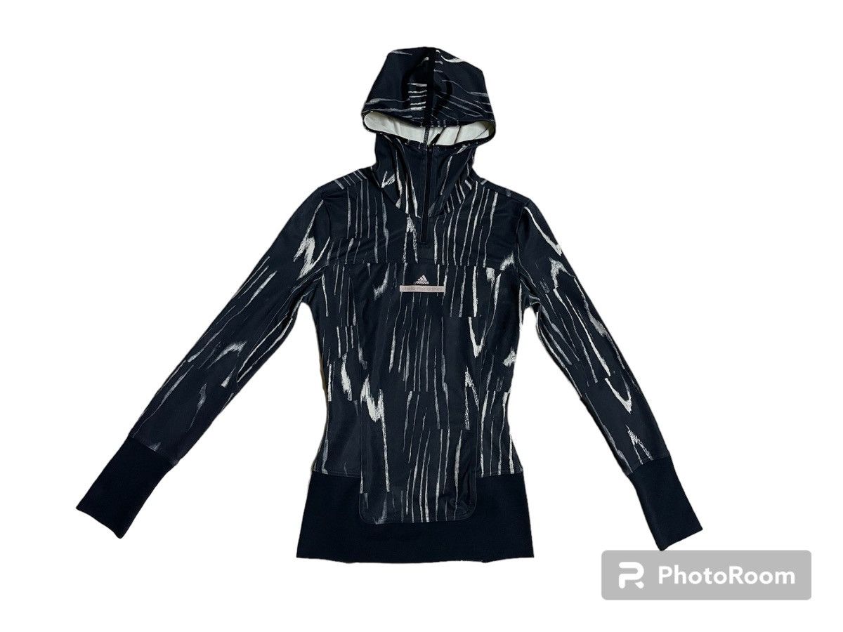 Adidas × Stella McCartney Adidas by Stella McCartney Run Printed Hoodie Size XS / US 0-2 / IT 36-38 - 14 Thumbnail
