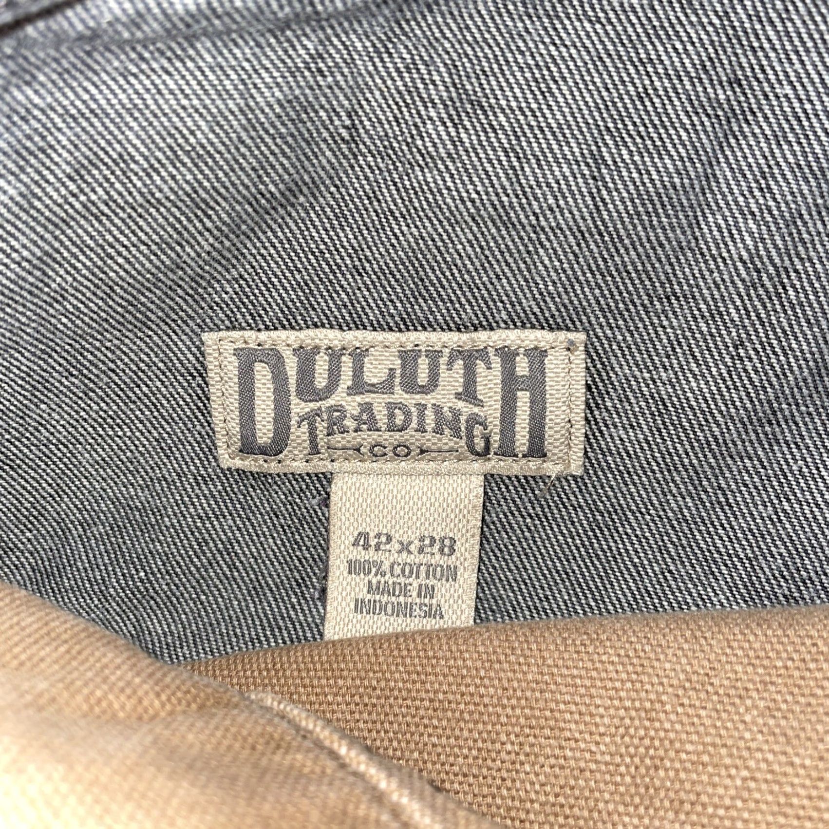 CO Duluth Trading Co Jeans Straight Mens 42x28 Black Size 42 Inseam 28 Regular Men Size US 42 / EU 58 - 3 Thumbnail