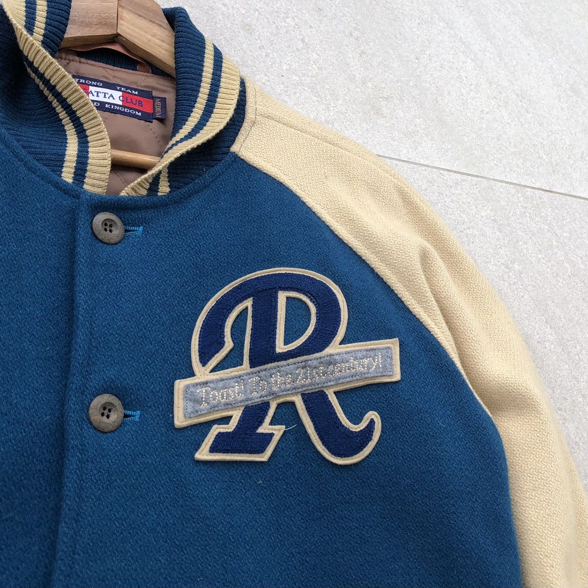 Vintage Vintage REGATTA Club Wool Varsity Jacket Size US M / EU 48-50 / 2 - 4 Thumbnail