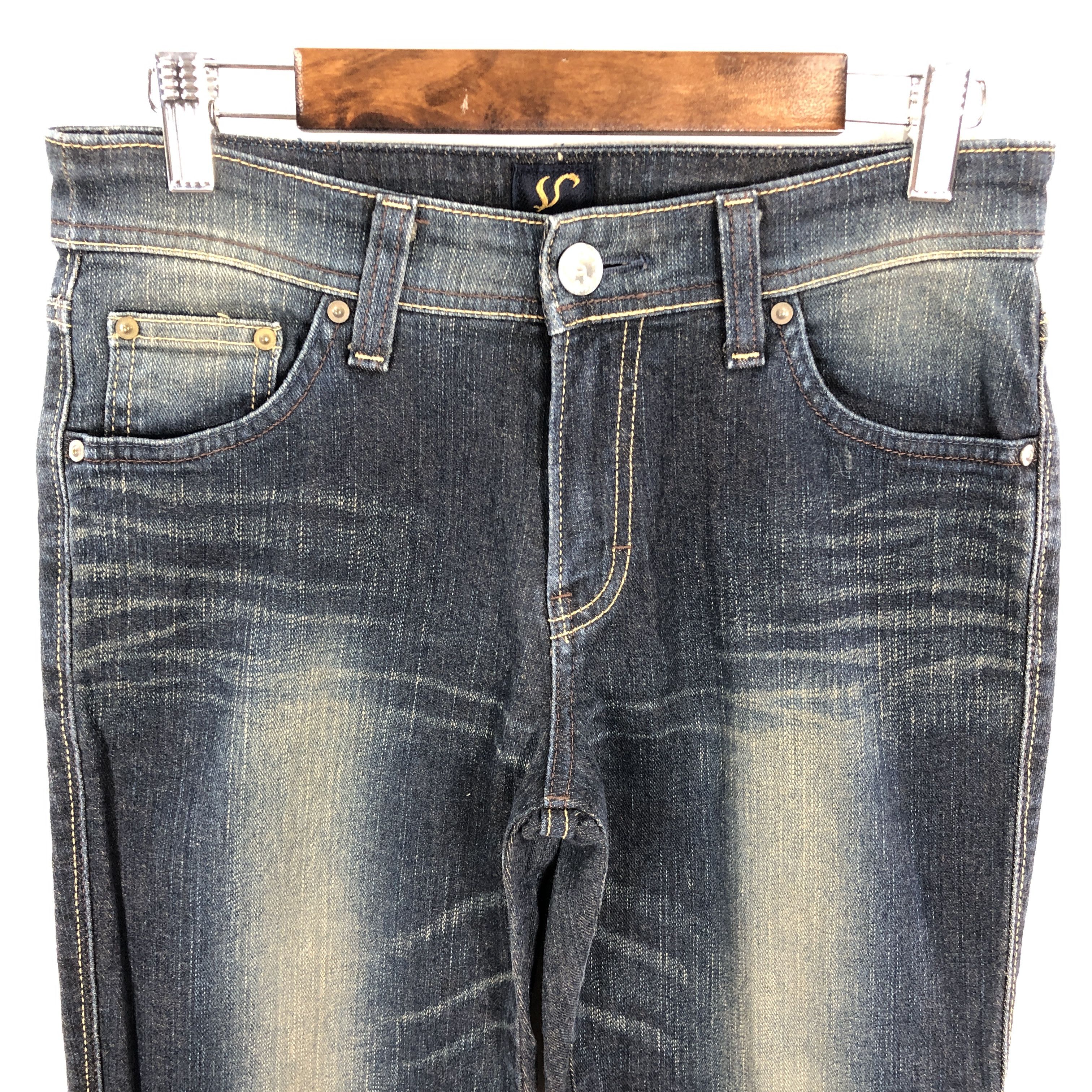 Edwin × Vintage 29 x 27 Womens Vintage Edwin Flare Jeans L1371W Size 29" - 2 Thumbnail